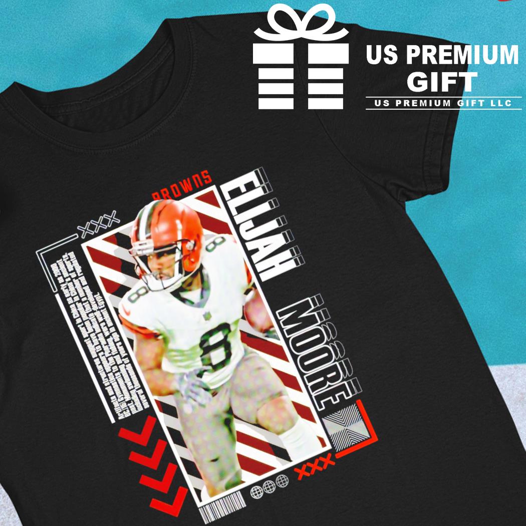 Cleveland Browns football 8 Elijah Moore player pose Us gift shirt, hoodie,  sweater, long sleeve and tank top