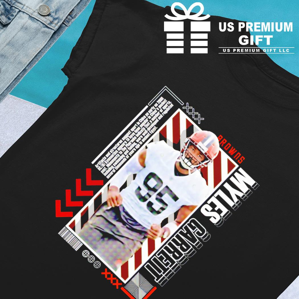 Cleveland Browns football 95 Myles Garrett player pose Us gift shirt,  hoodie, sweater, long sleeve and tank top