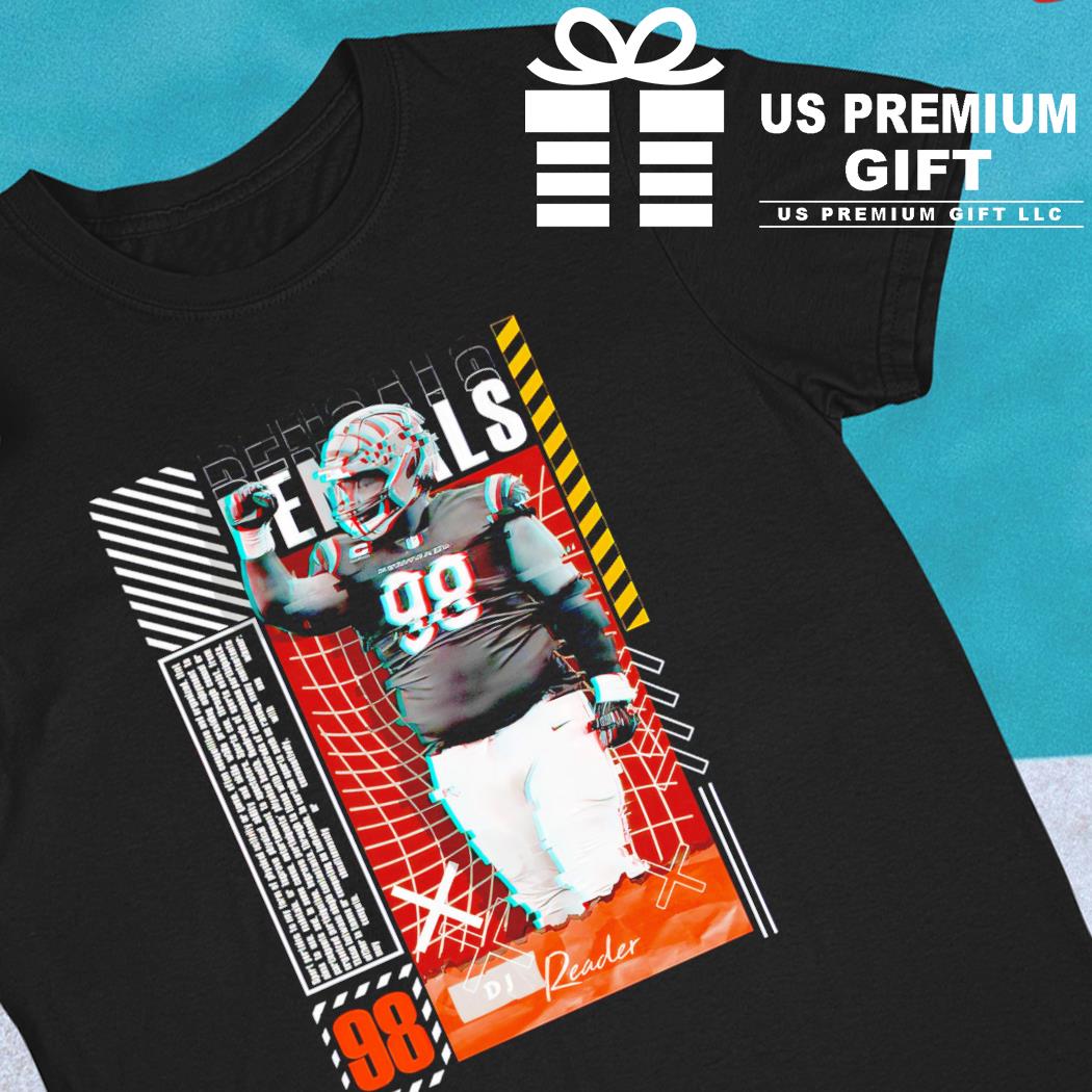 D. J. Reader 98 Cincinnati Bengals football player glitch poster gift  shirt, hoodie, sweater, long sleeve and tank top