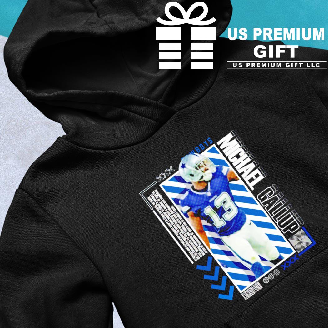 Dallas Cowboys football 13 Michael Gallup player pose Us gift shirt,  hoodie, sweater, long sleeve and tank top