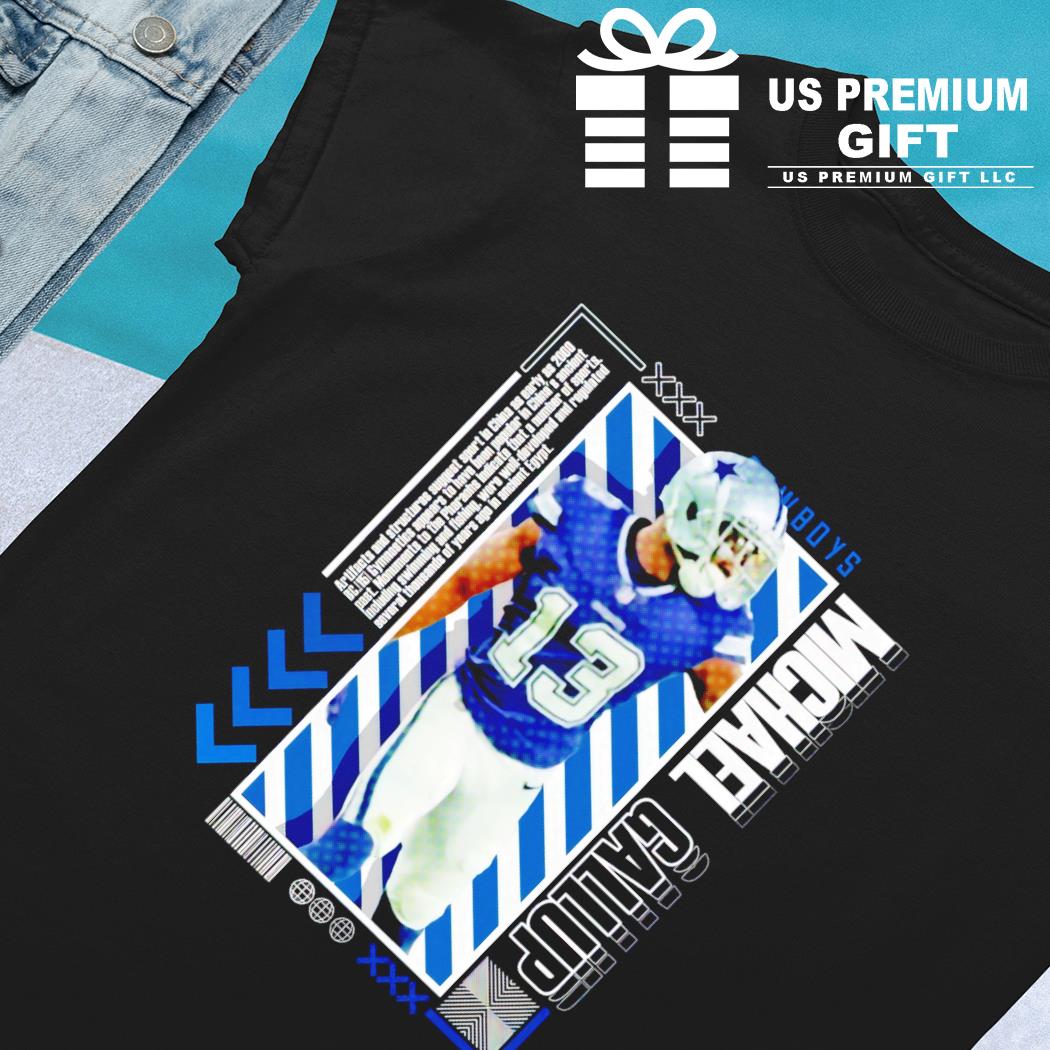 Dallas Cowboys football 13 Michael Gallup player pose Us gift shirt,  hoodie, sweater, long sleeve and tank top