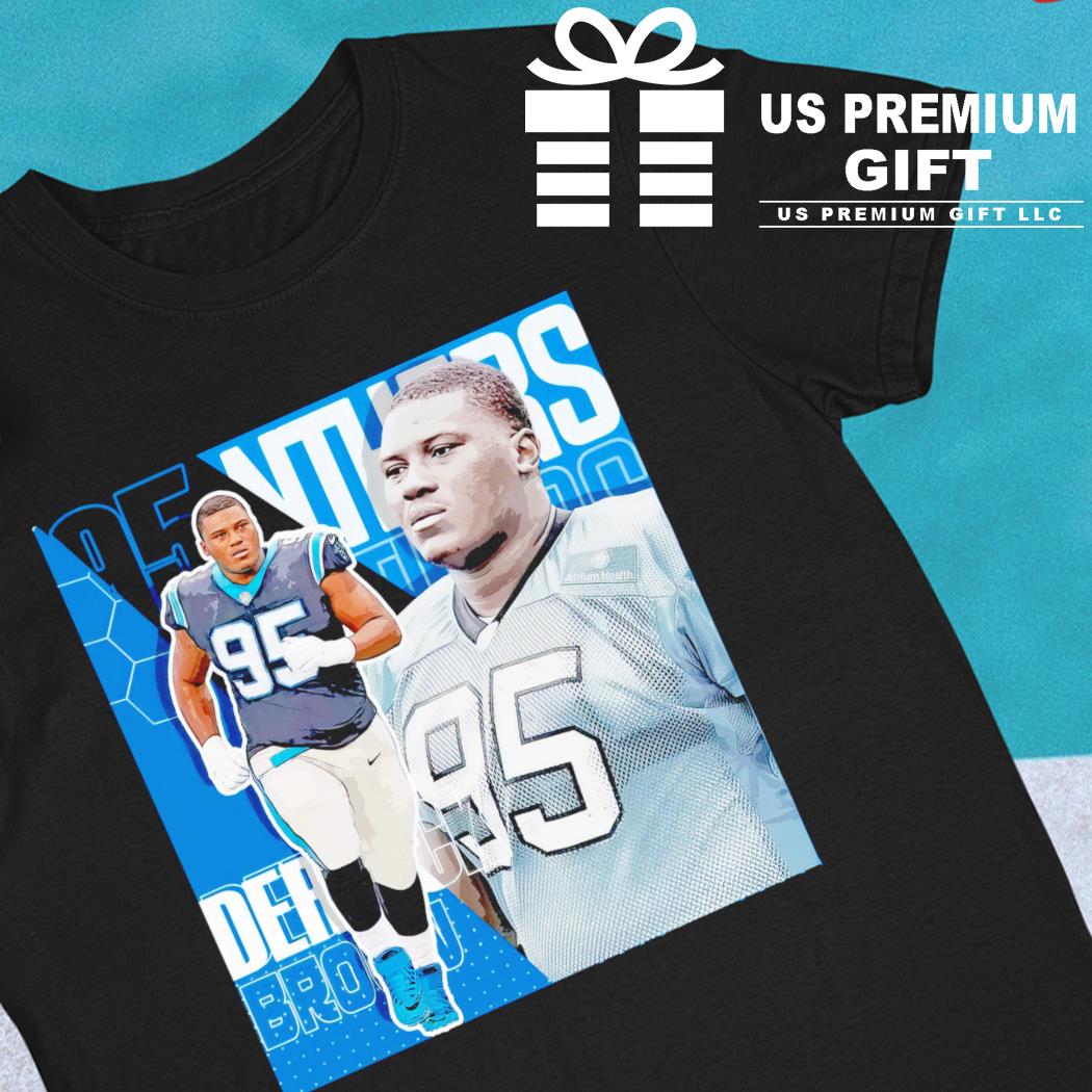 Derrick Brown 95 Carolina Panthers football player poster gift shirt,  hoodie, sweater, long sleeve and tank top