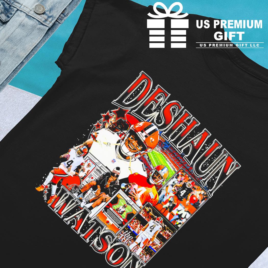 Deshaun Watson Football Cleveland Browns T-Shirt - Chow Down Movie Store