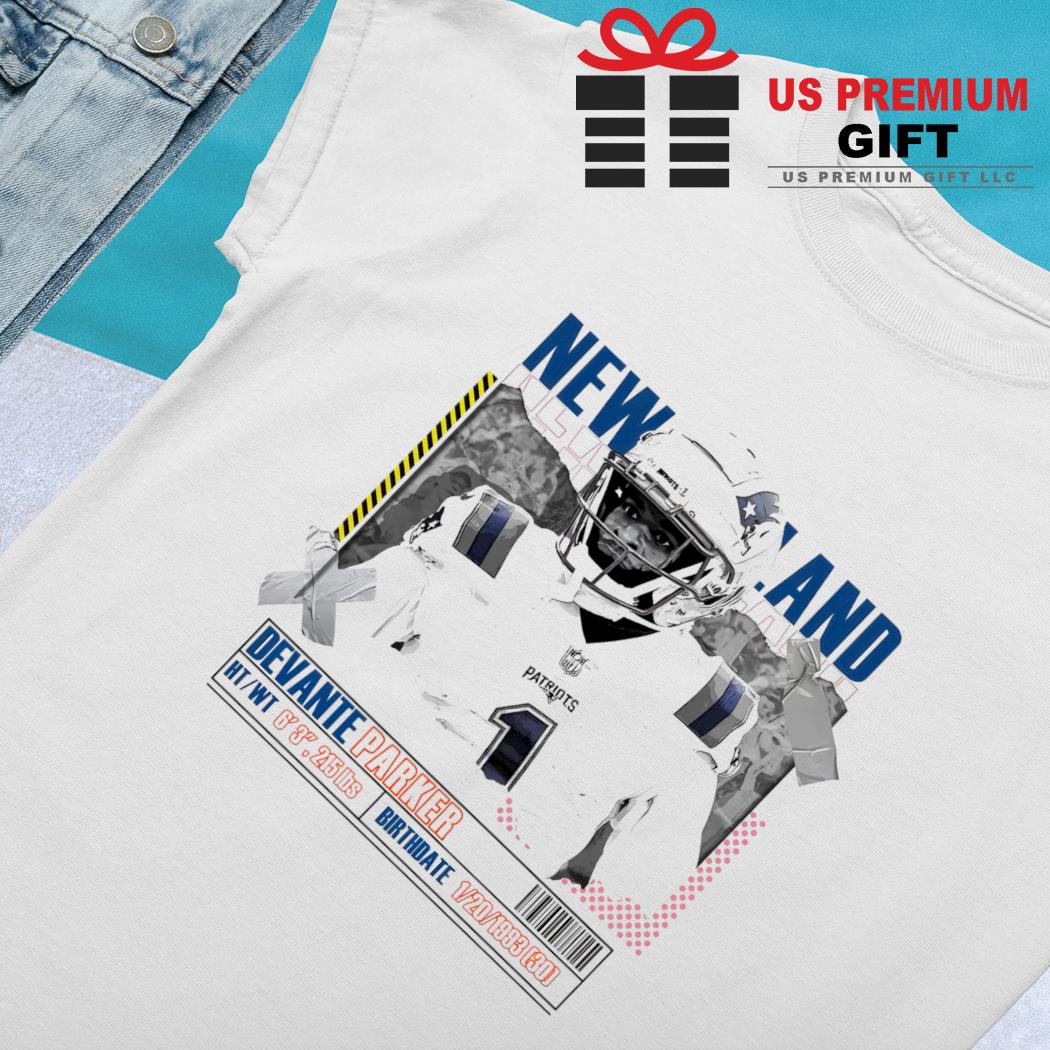 DeVante Parker Shirt  New England Patriots DeVante Parker T-Shirts -  Patriots Store