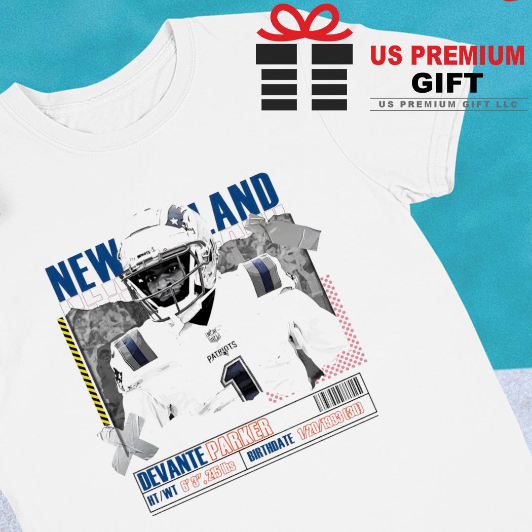 DeVante Parker Shirt  New England Patriots DeVante Parker T-Shirts -  Patriots Store