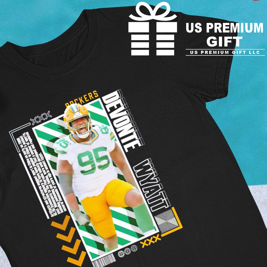 Devonte Wyatt 95 Green Bay Packers football player pose poster gift shirt,  hoodie, sweater, long sleeve and tank top