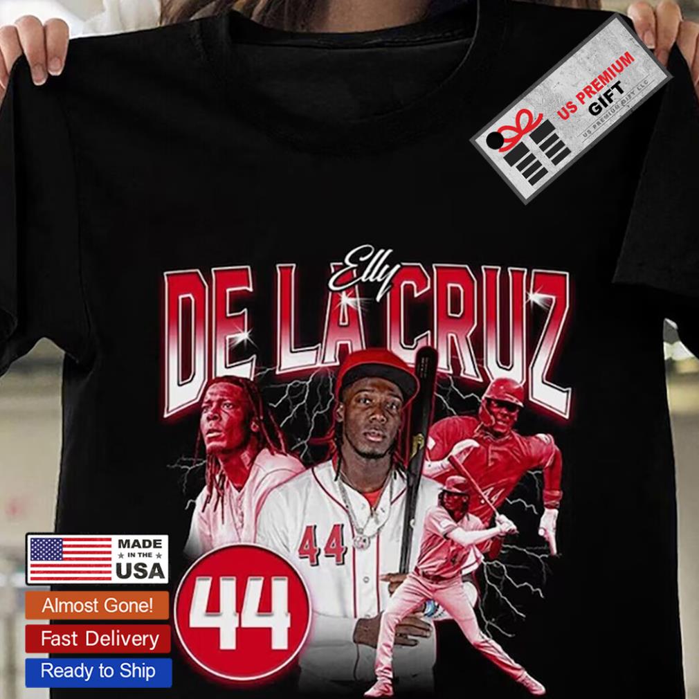 Elly De La Cruz Cincinnati Reds baseball Elly 44 logo T-shirt