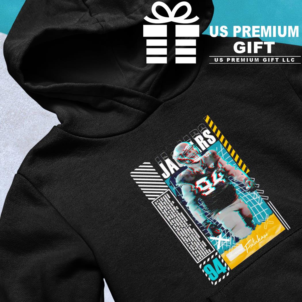 Folorunso Fatukasi 94 Jacksonville Jaguars football player glitch poster  gift shirt, hoodie, sweater, long sleeve and tank top