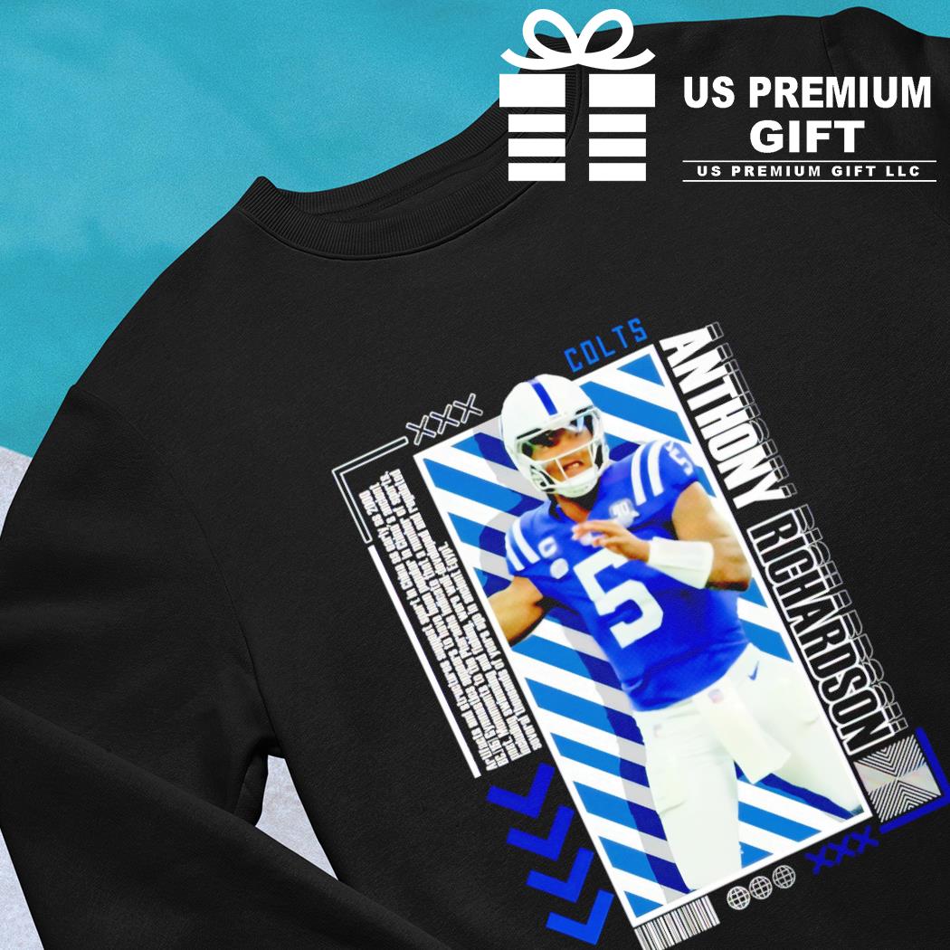 Indianapolis Colts football 5 Anthony Richardson player pose poster Us gift  shirt, hoodie, sweater, long sleeve and tank top