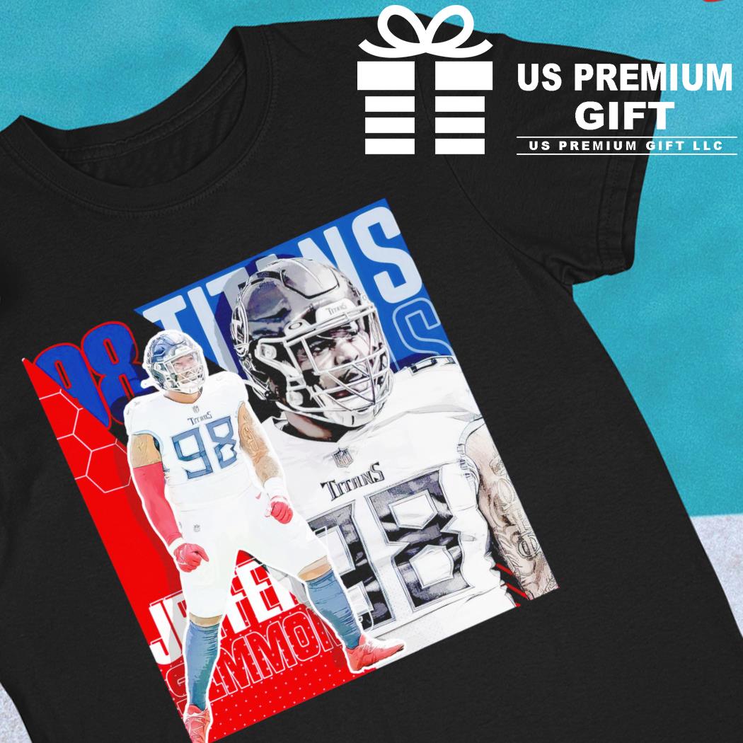 Jeffery Simmons 98 Tennessee Titans football player poster gift shirt,  hoodie, sweater, long sleeve and tank top