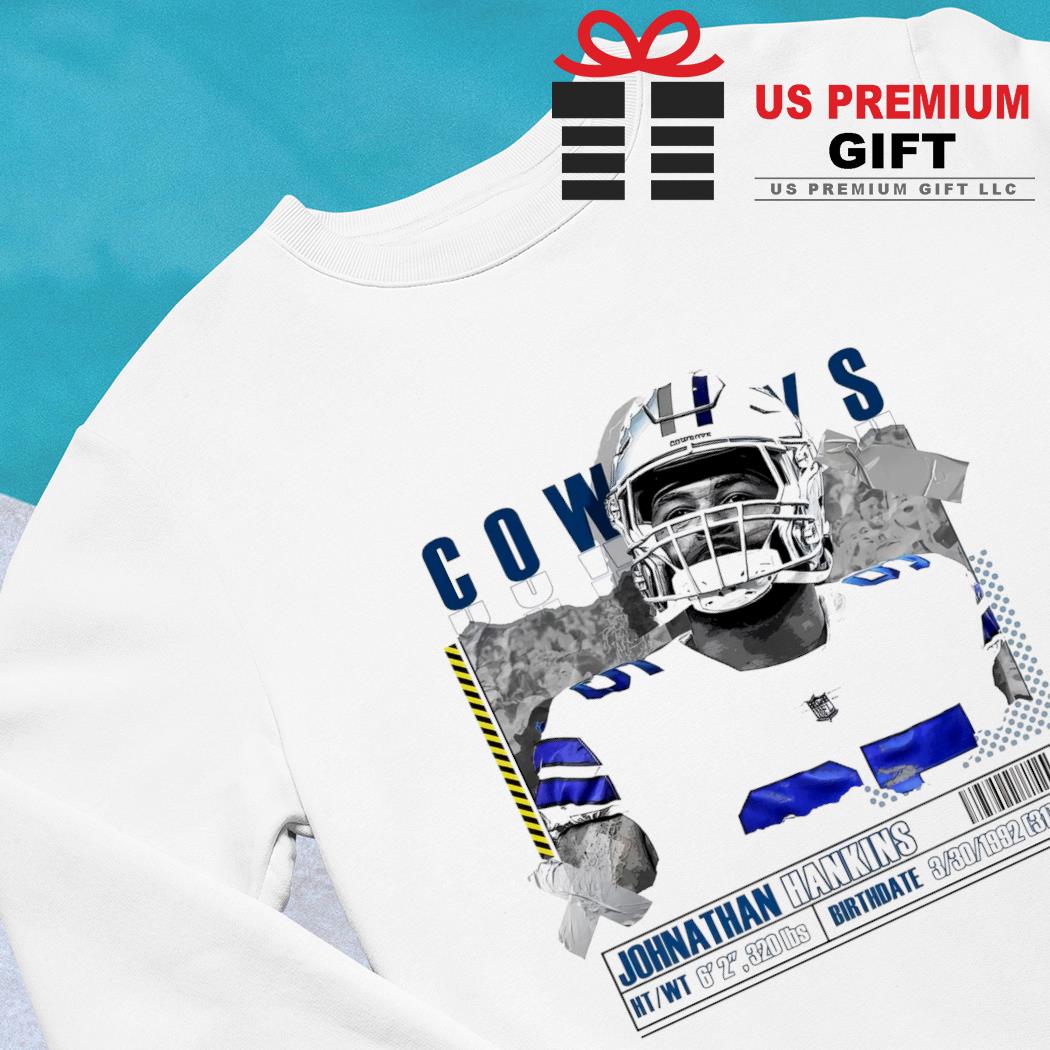 Official Johnathan hankins Football paper poster Dallas Cowboys T-shirt,  hoodie, tank top, sweater and long sleeve t-shirt