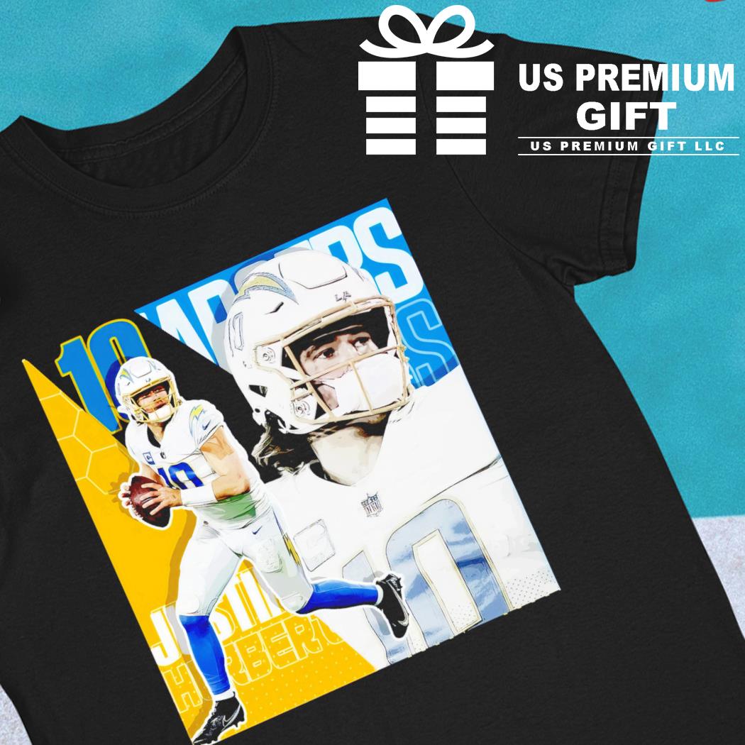 Justin Herbert 10 Los Angeles Chargers football player poster gift shirt,  hoodie, sweater, long sleeve and tank top