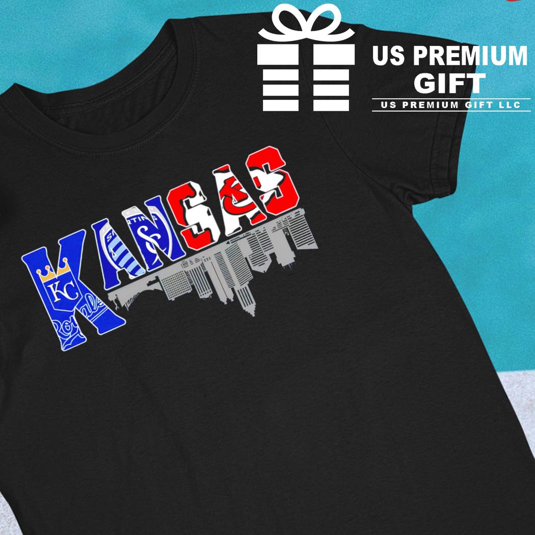 Kansas City Royals Sporting Chiefs skyline city logo sport shirt, hoodie,  sweater, long sleeve and tank top