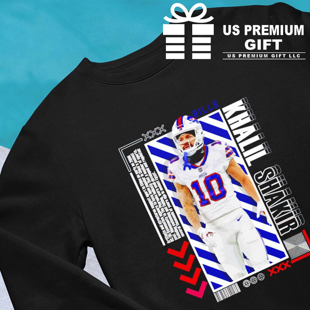 Khalil Shakir 10 Buffalo Bills football player pose poster gift shirt,  hoodie, sweater, long sleeve and tank top