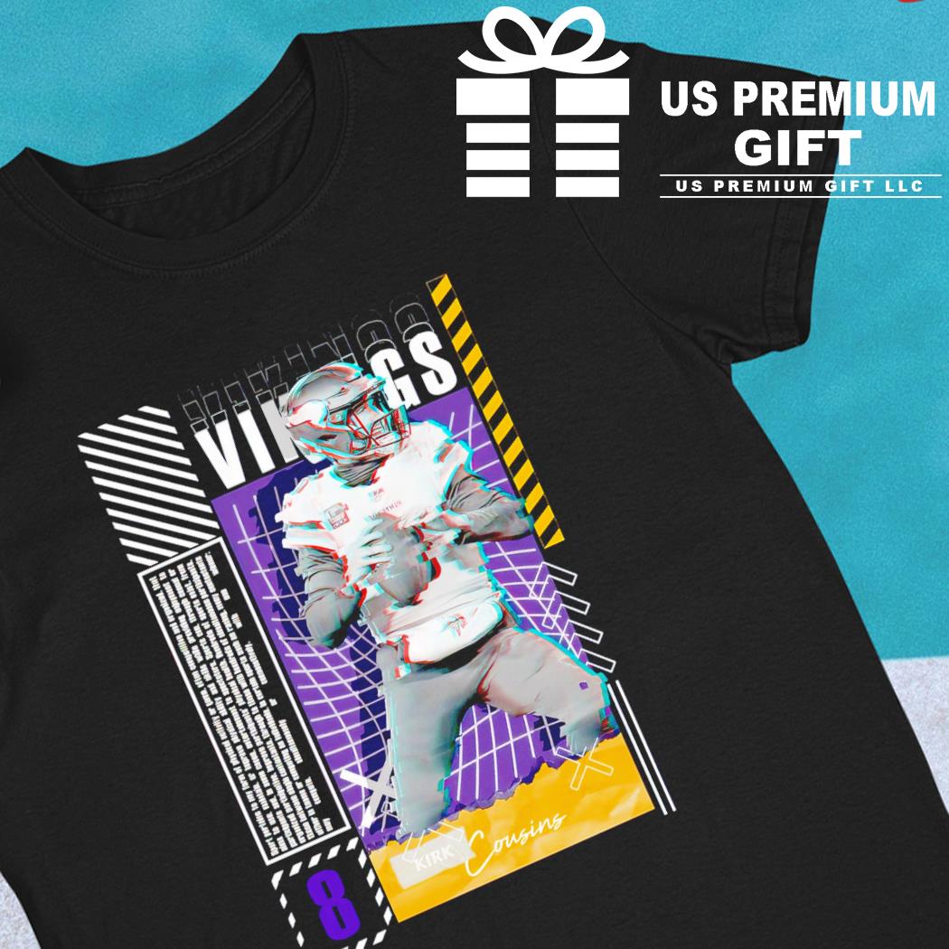 Kirk Cousins 8 Minnesota Vikings player football poster shirt, hoodie,  sweater, long sleeve and tank top