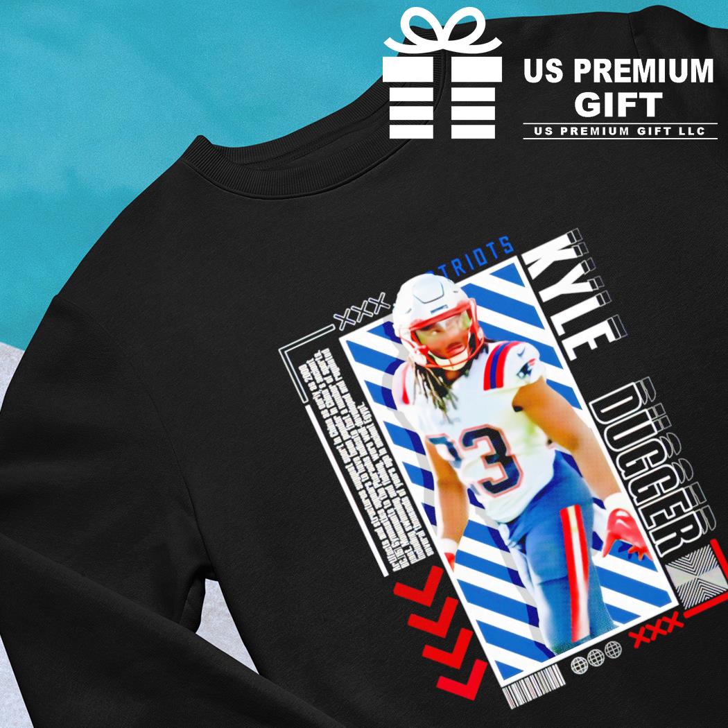 Kyle Dugger 23 New England Patriots football player pose poster gift shirt,  hoodie, sweater, longsleeve and V-neck T-shirt