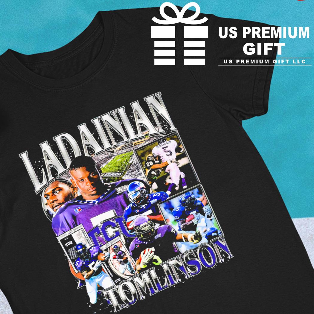 LaDainian Tomlinson 5 TCU Horned Frogs football player Vintage gift shirt,  hoodie, sweater, long sleeve and tank top