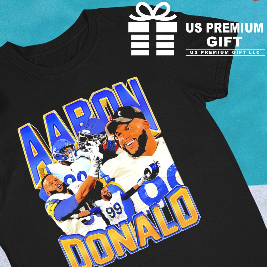 Aaron Donald Shirt  Los Angeles Football Men's Cotton T-Shirt