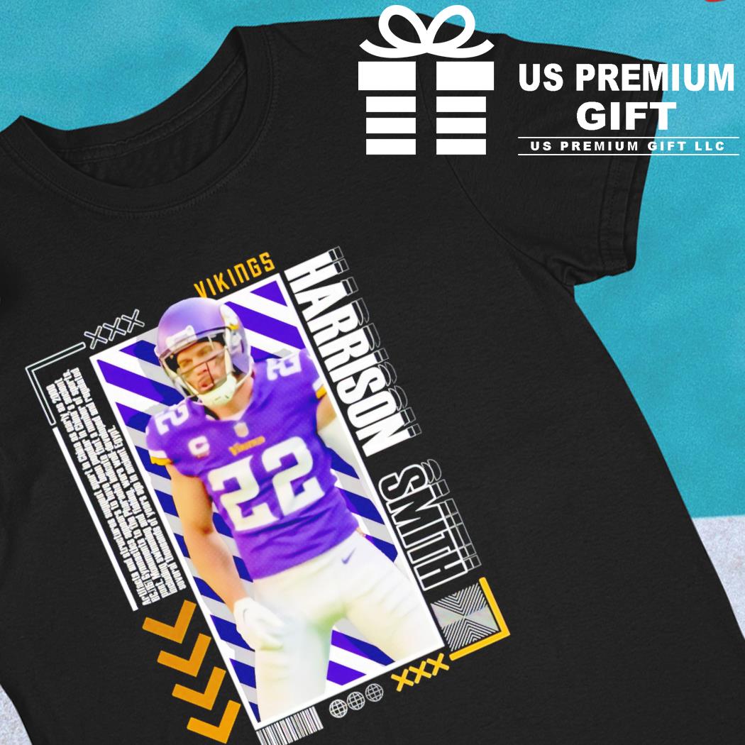 Harrison Smith Shirt  Minnesota Football Men's Cotton T-Shirt