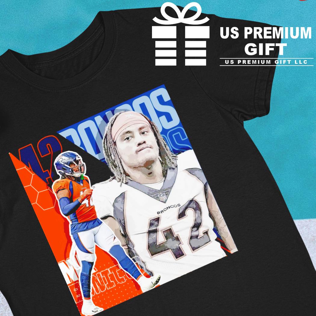 Nik Bonitto 42 Denver Broncos football player poster gift shirt