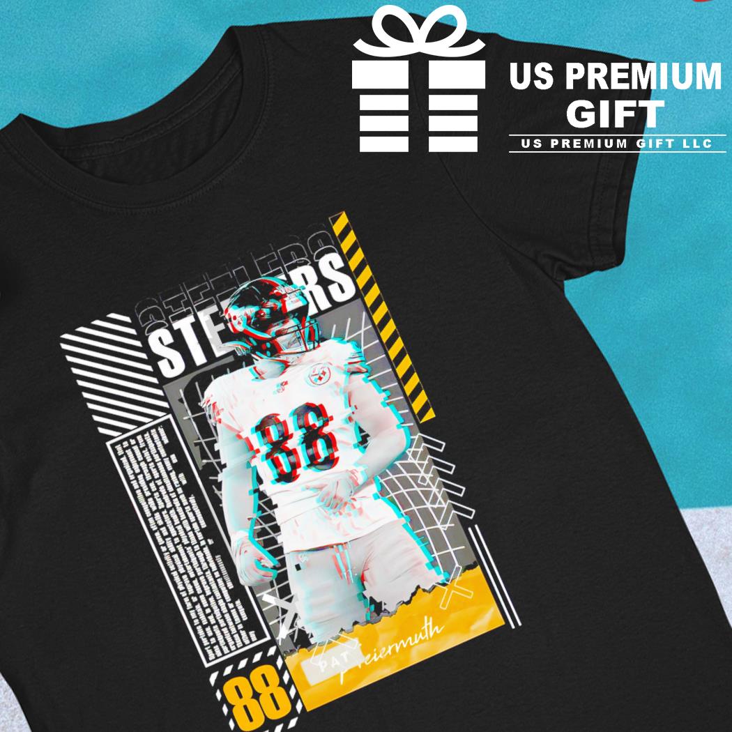 Pat Freiermuth 88 Pittsburgh Steelers football player glitch poster gift  shirt, hoodie, sweater, long sleeve and tank top