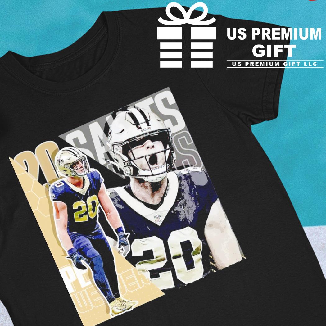 Pete Werner 20 New Orleans Saints football player poster gift shirt,  hoodie, sweater, long sleeve and tank top