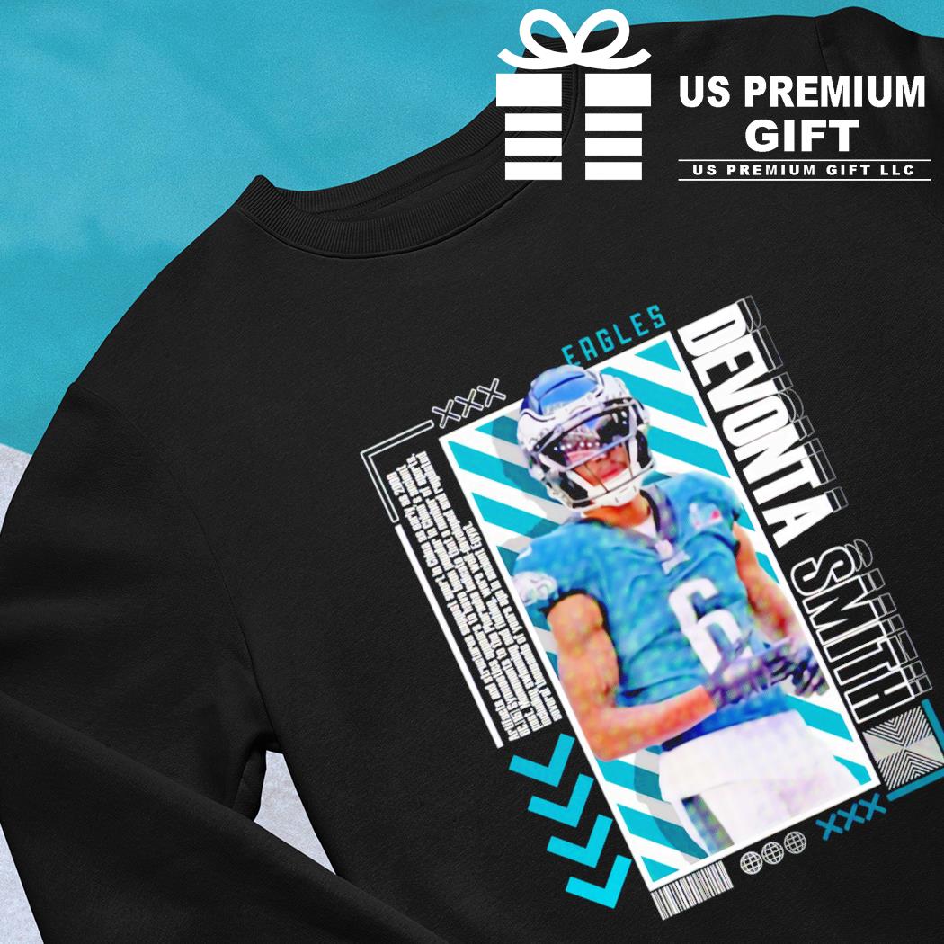 Philadelphia Eagle football 6 DeVonta Smith player pose poster Us gift shirt,  hoodie, sweater, longsleeve and V-neck T-shirt