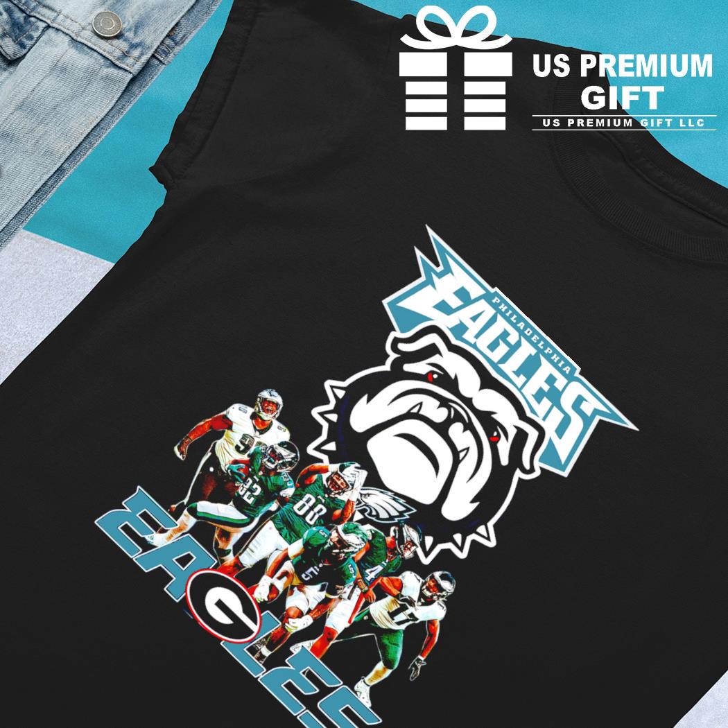 Philadelphia Eagles Bulldogs Georgia Bulldogs Player Logo Football