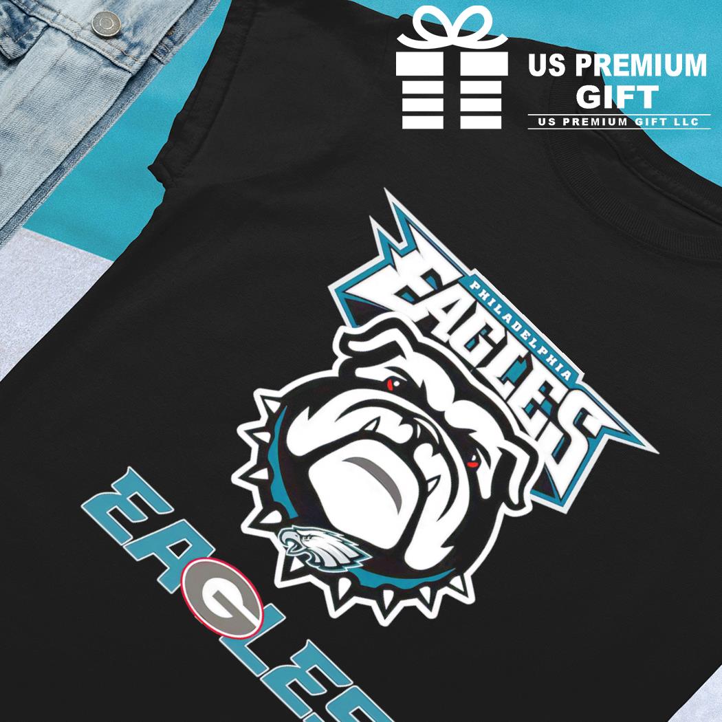 Philadelphia Eagles Logo With Georgia Bulldogs Funny Shirt - Bring