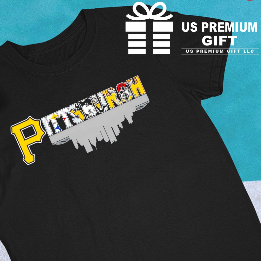 Pittsburgh Pirates Long Sleeve T-shirt. White,Gray, Small - 3XL Free Ship  USA