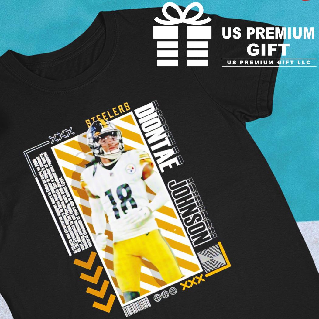 Pittsburgh Steelers football 18 Diontae Johnson player pose poster Us gift  shirt, hoodie, sweater, long sleeve and tank top