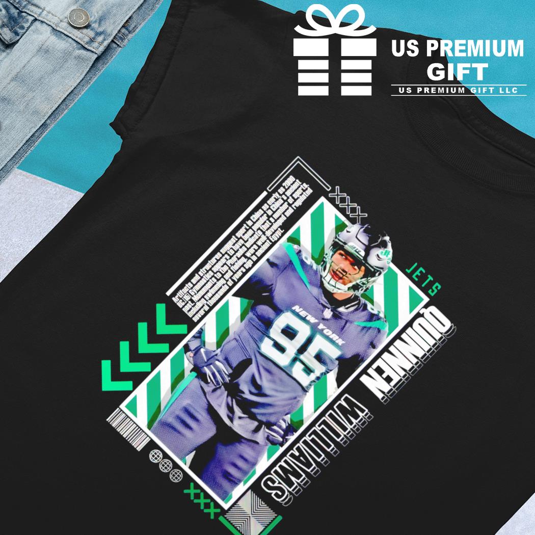 Quinnen Williams 95 New York Jets football player pose poster gift shirt,  hoodie, sweater, long sleeve and tank top