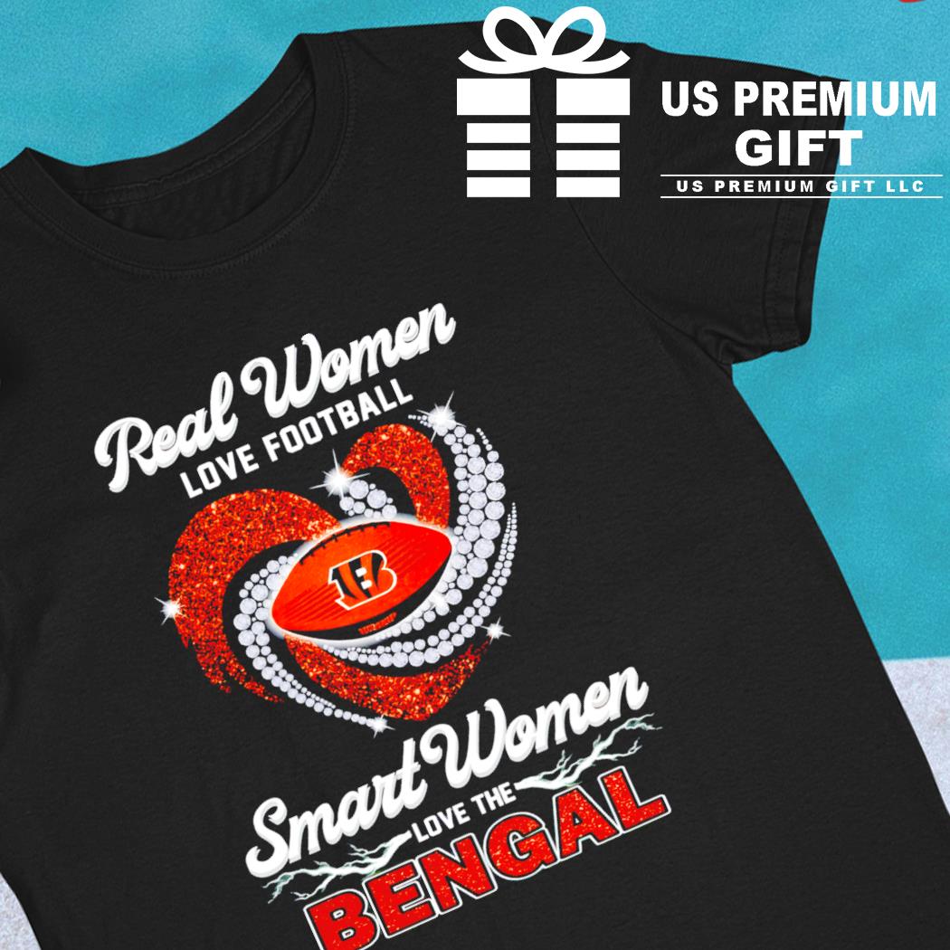 Real Women Love Football Smart The Cincinnati Bengals Shirt ⋆ Vuccie