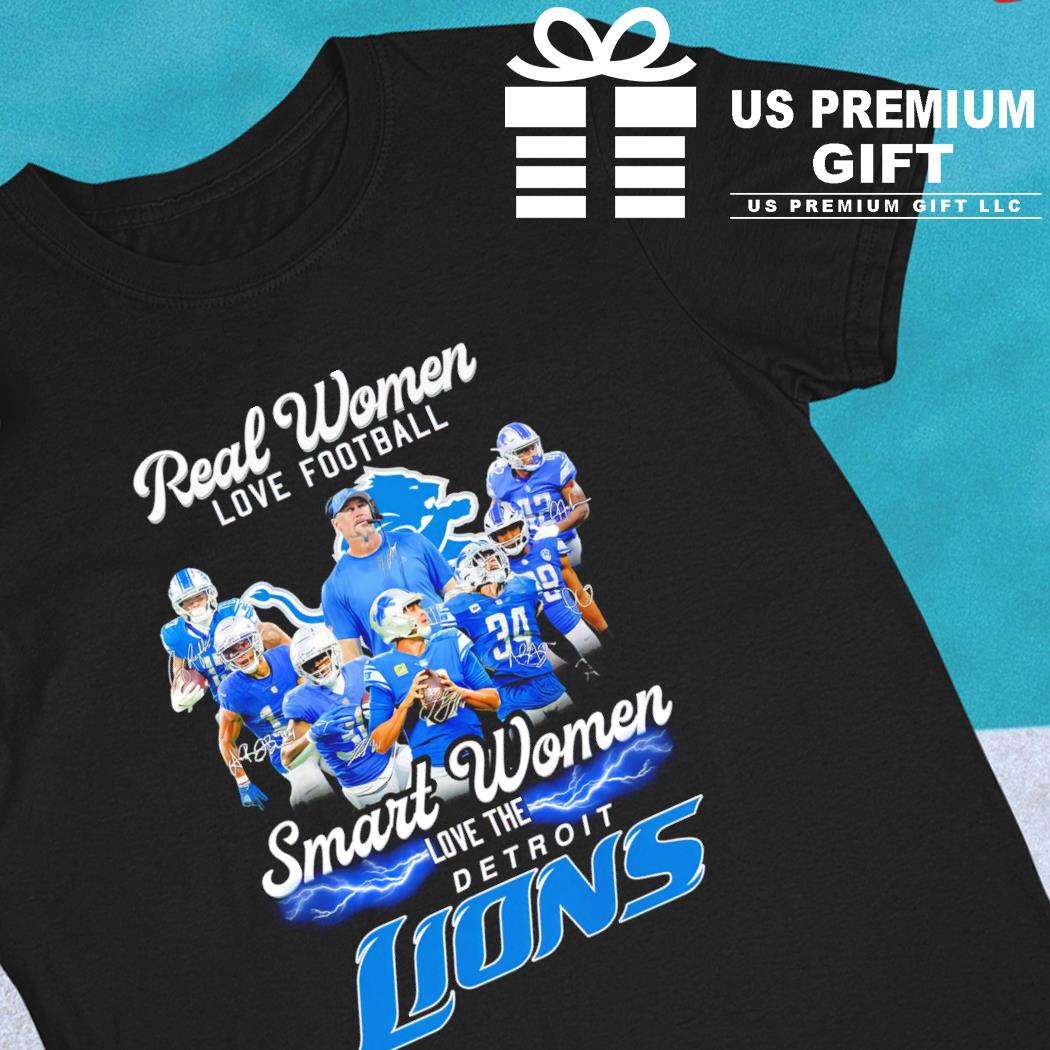Smart Women Love The Detroit Lions T Shirt 