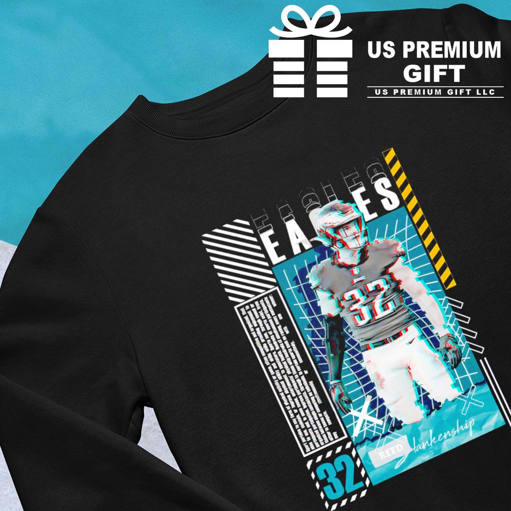 Reed Blankenship 32 Philadelphia Eagles football player glitch poster gift  shirt, hoodie, sweater, long sleeve and tank top