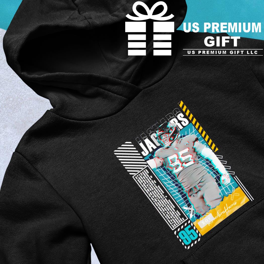 Roy Robertson-Harris 95 Jacksonville Jaguars football player glitch poster  gift shirt, hoodie, sweater, long sleeve and tank top