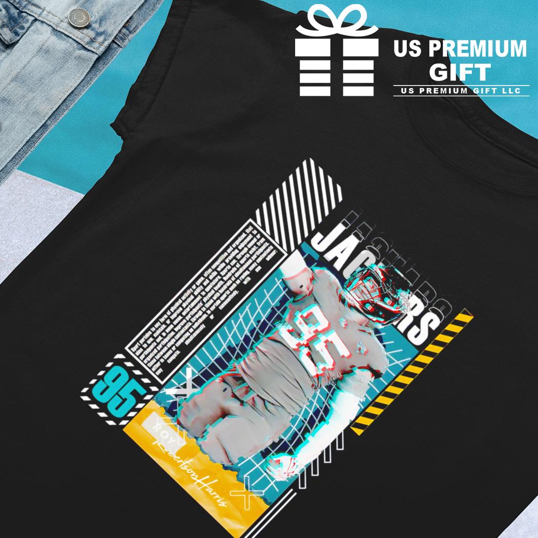 Roy Robertson-Harris 95 Jacksonville Jaguars football player glitch poster  gift shirt, hoodie, sweater, long sleeve and tank top