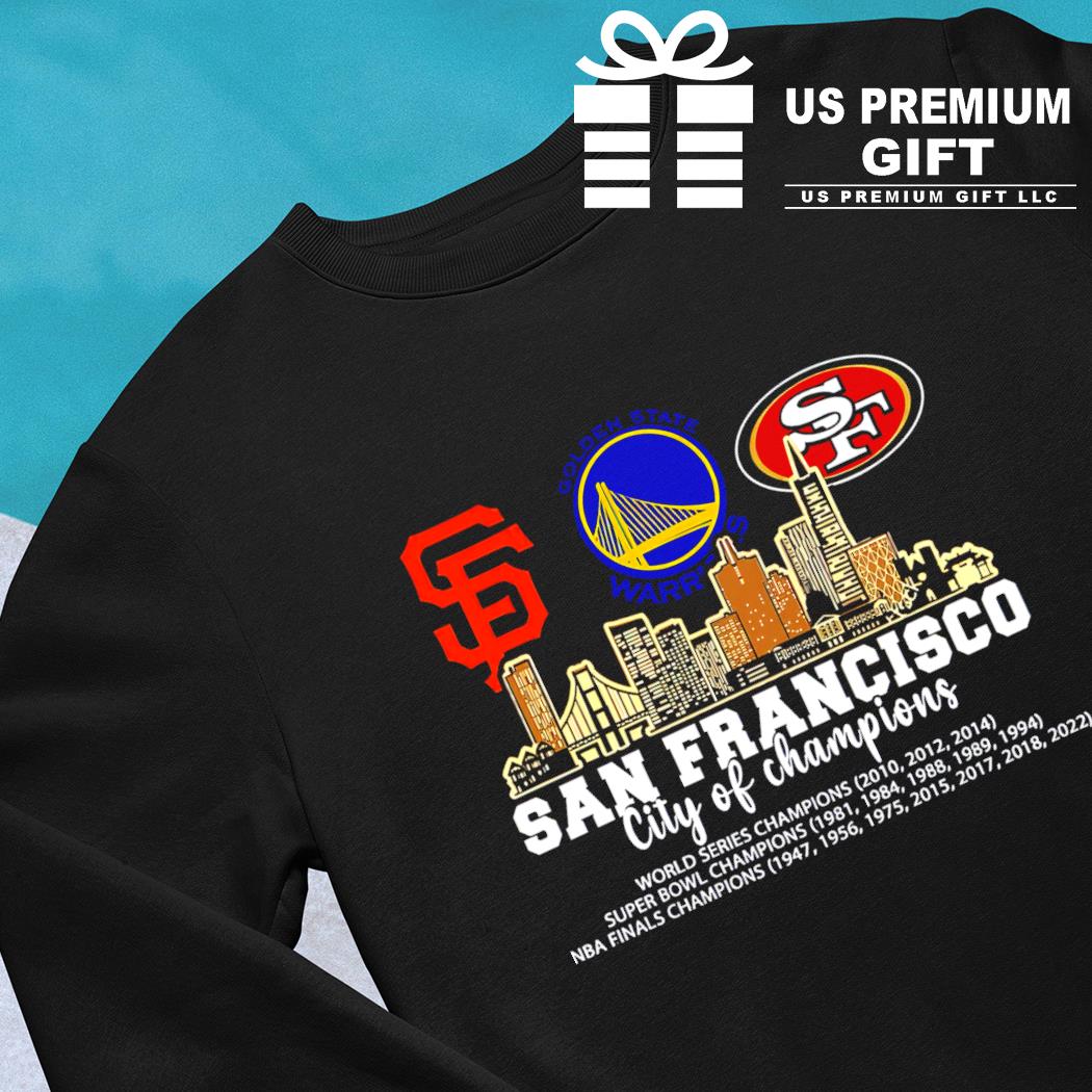 San Francisco Giants Women Top Medium Gray Shirt Gold Font V Neck