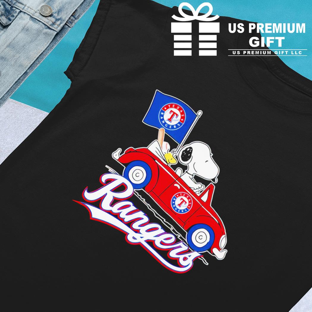 Texas rangers baseball Snoopy dog driving car shirt, hoodie, sweatshirt for  men and women