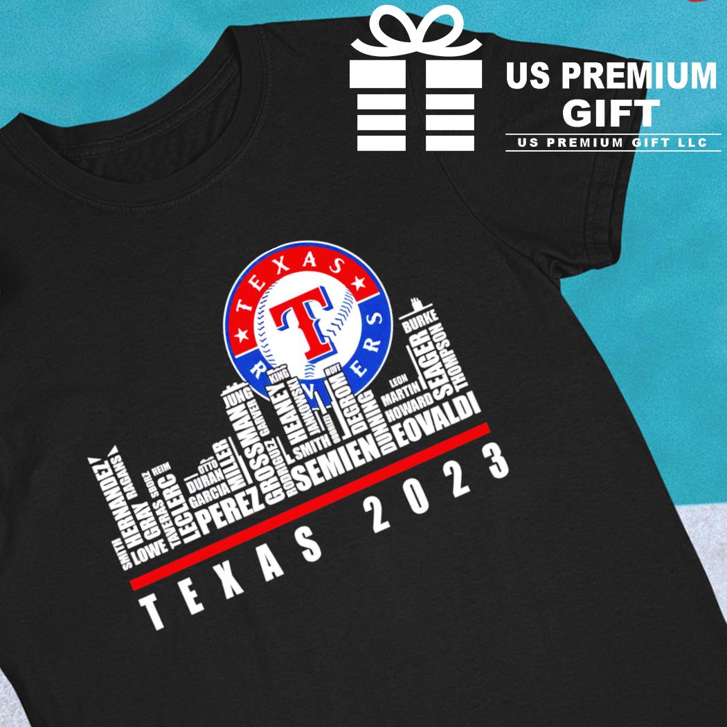 Mlb World Tour Texas Rangers Baseball Logo 2023 Shirt