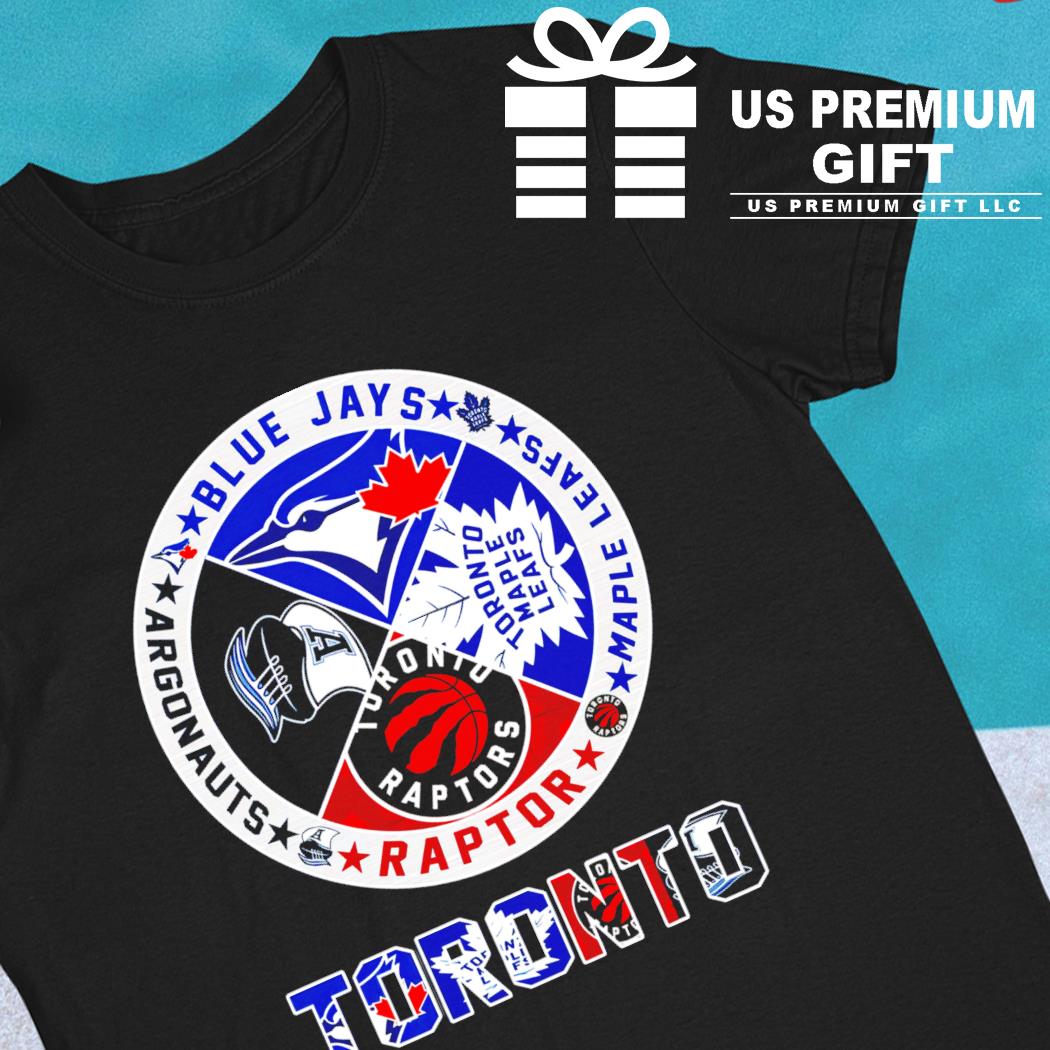 Toronto Blue Jays Argonauts Raptor Maple Leafts circle logo sport shirt,  hoodie, sweater, long sleeve and tank top