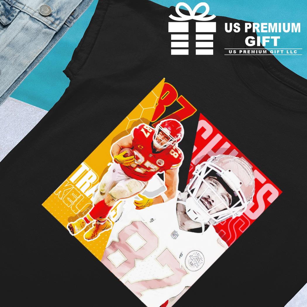 Travis Kelce Shirt Kelce 87 Hug Football Kansas City Chiefs Gift -  Personalized Gifts: Family, Sports, Occasions, Trending