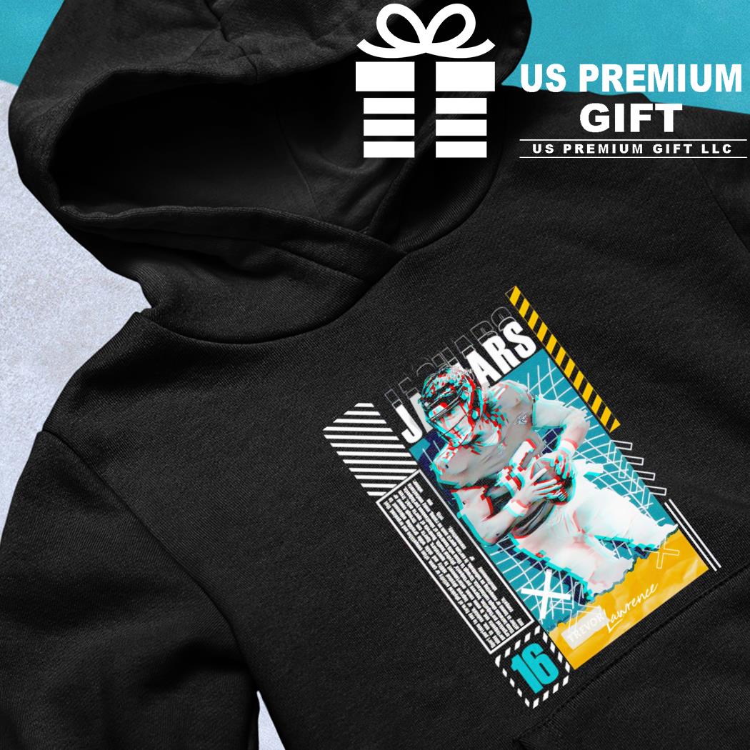 Trevor Lawrence 16 Jacksonville Jaguars football player glitch poster gift  shirt, hoodie, sweater, long sleeve and tank top