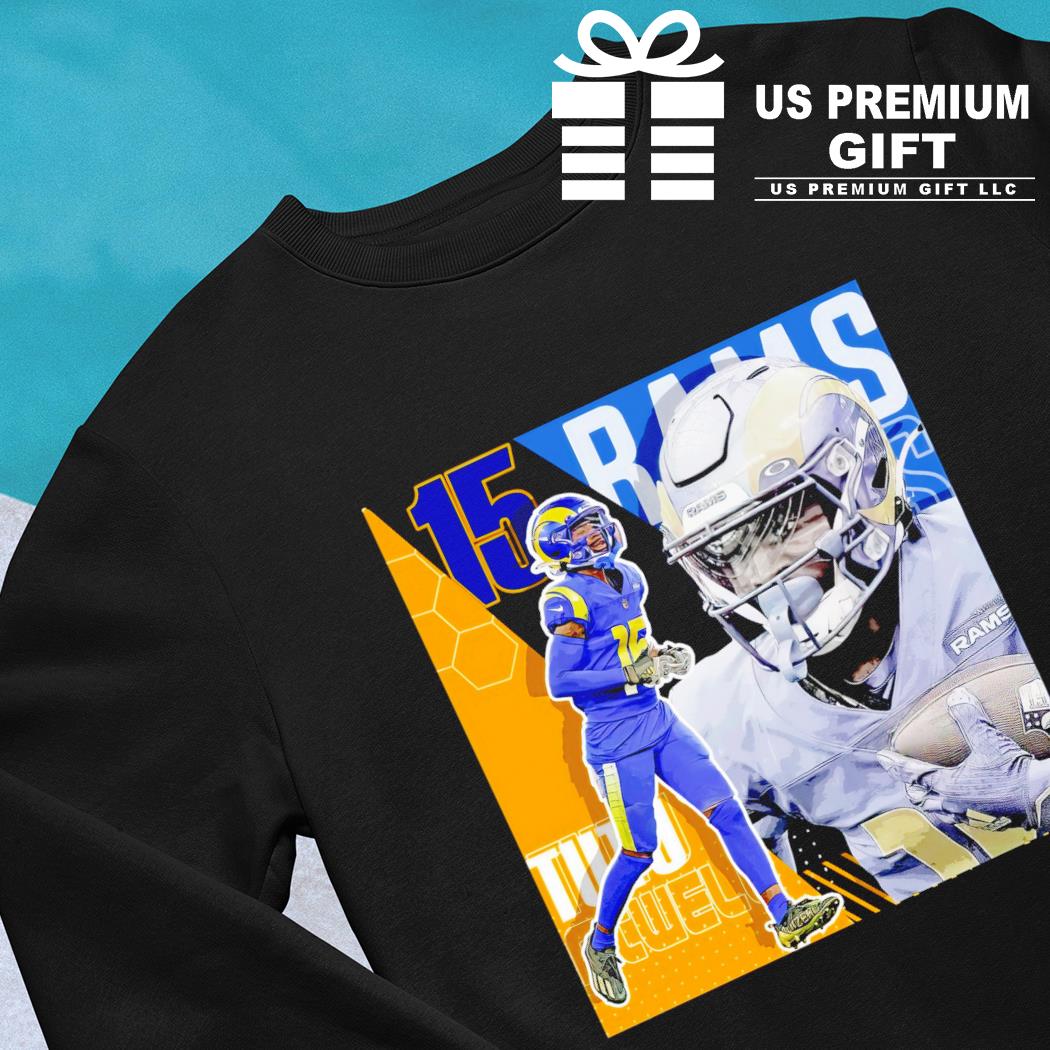 Tutu Atwell 15 Los Angeles Rams football player poster gift shirt, hoodie,  sweater, long sleeve and tank top