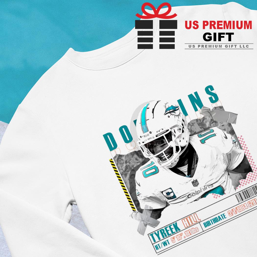 Tyreek Hill Miami Dolphins No Helmet shirt, hoodie, sweater, long