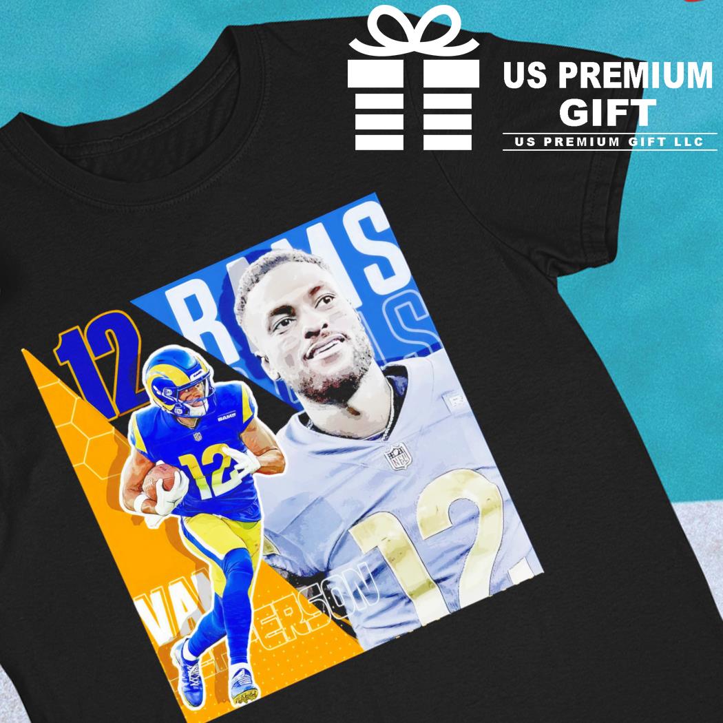 Van Jefferson 12 Los Angeles Rams football player poster gift shirt,  hoodie, sweater, long sleeve and tank top