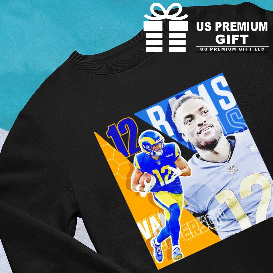 Van Jefferson 12 Los Angeles Rams football player poster gift shirt,  hoodie, sweater, long sleeve and tank top