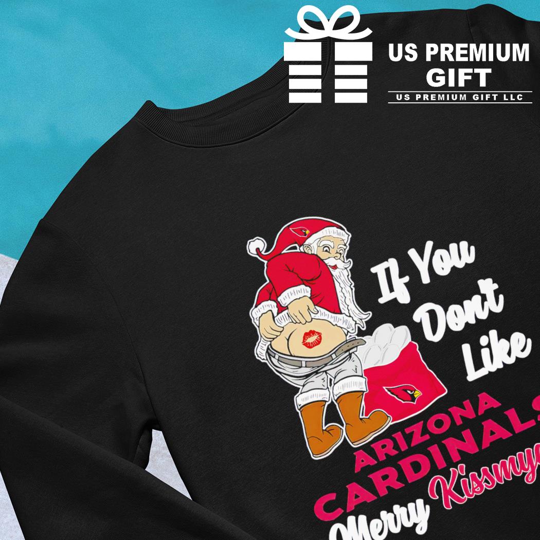 Arizona Cardinals Santa hat Christmas shirt - Banantees