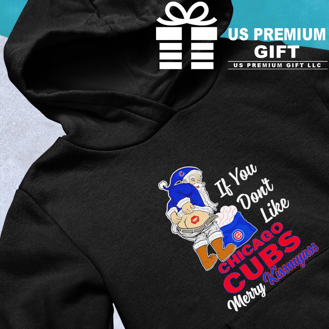 Santa Chicago Cubs Logo Lights Christmas sweatshirt, hoodie