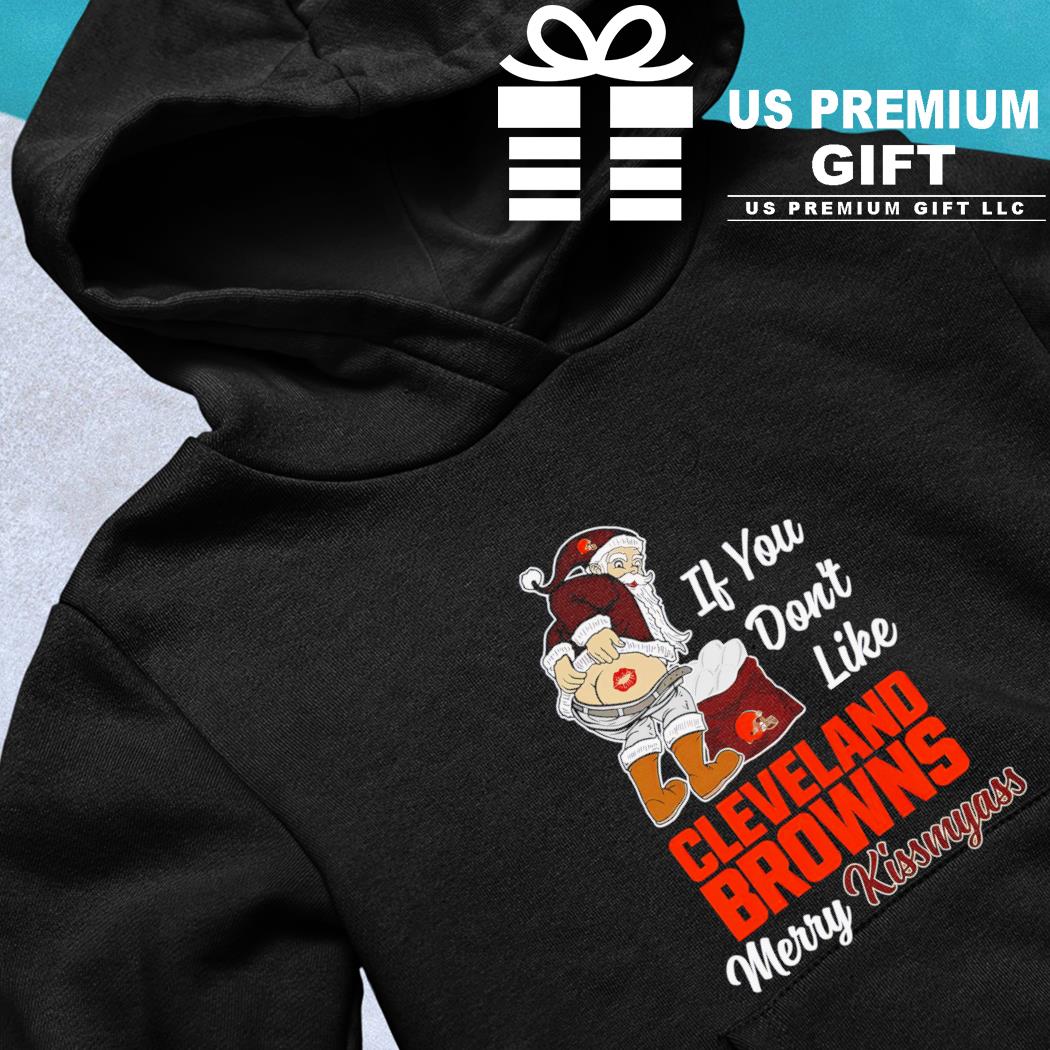 Santa Claus Cleveland Browns Nfl Christmas Shirt